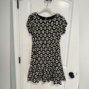 Black & White Geometric Printed Dress